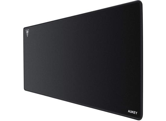 AUKEY Gaming Mouse Pad Large XXL (900 X 400 X 0.4 MM) Thick Extended Mouse Mat Non-Slip Spill-Resistant Desk Pad with Special-Textured Surface, Anti-Fray Stitched Edges for Keyboard, PC - Black